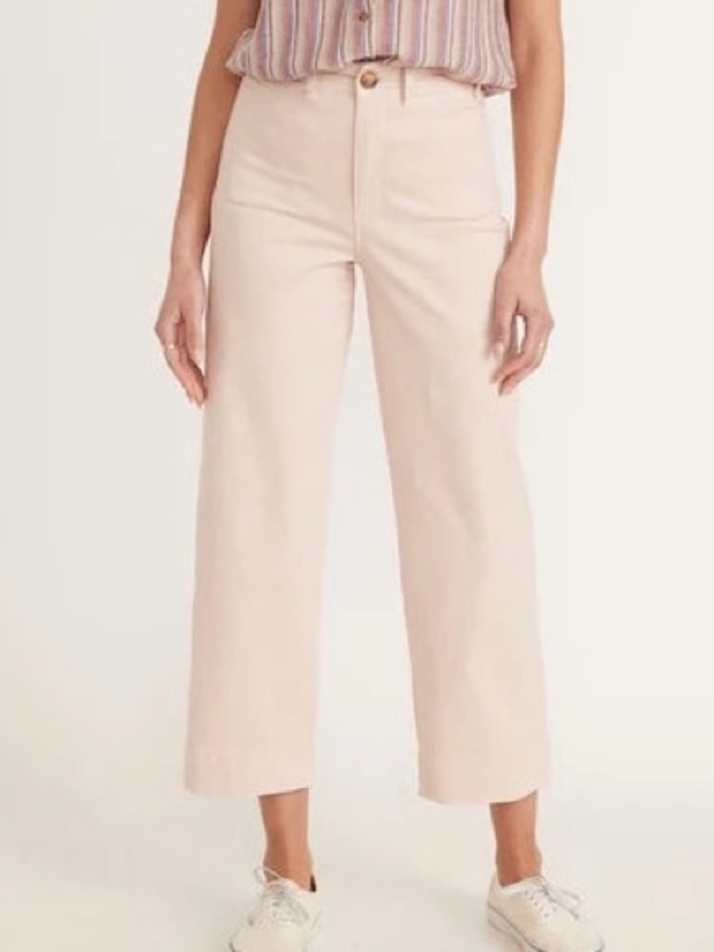 Marine Layer Bridget Slim Wide Leg Crop